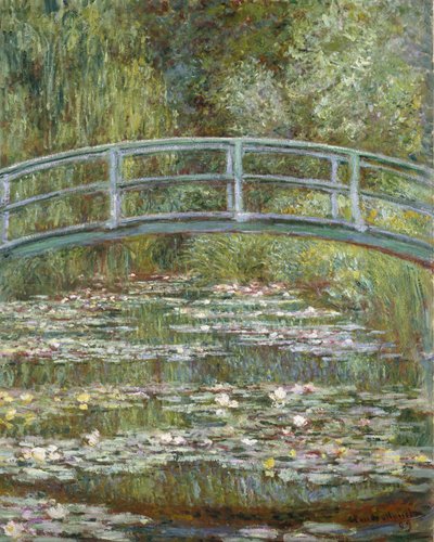 The Water-Lily Pond (also known as Japanese Bridge) by Claude Monet